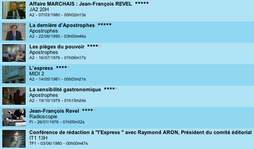 Page 2 des archives INA sur Revel