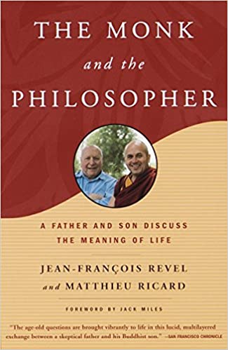 Book cover: The monk and the philosopher