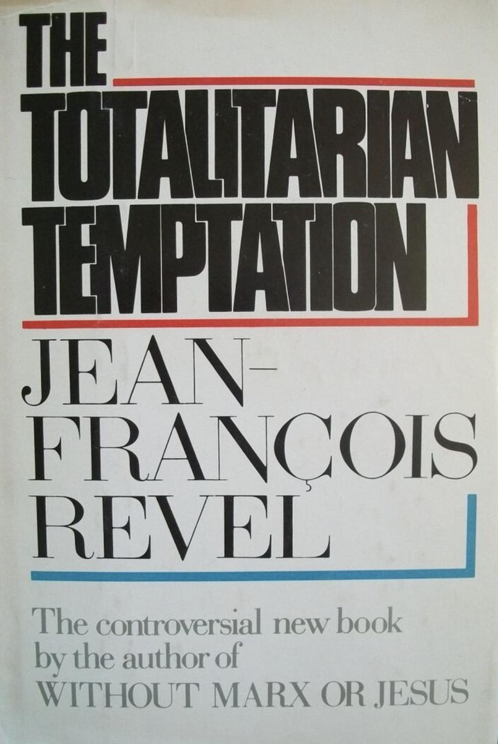 Book cover: The totalitarian temptation