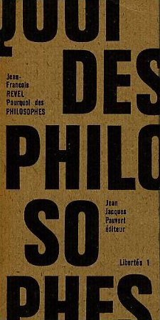 Couverture du livre : Pourquoi des philosophes - 1964